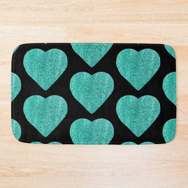 Item preview, Hand Drawn Green Glitter Hearts designed and sold by Victoria Rose.