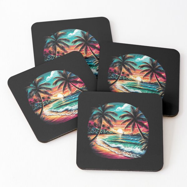 Item preview, Caribbean Sunset Beach  designed and sold by Myra365Art.