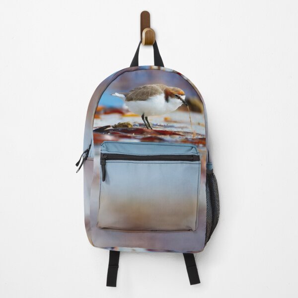 Item preview, Red-capped Plover Foraging on the Shoreline designed and sold by AvianAdventures.