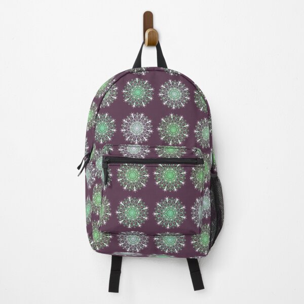 Item preview, Mandala Rustic -In line / Purple - greens designed and sold by Studio Variatio.