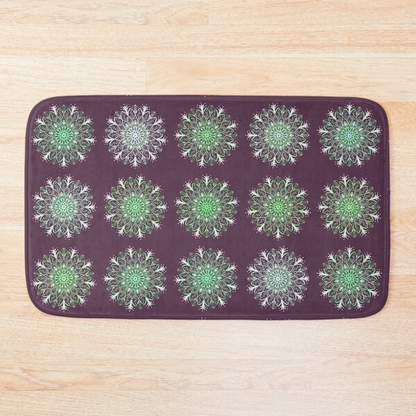 Item preview, Mandala Rustic -In line / Purple - greens designed and sold by Studio Variatio.