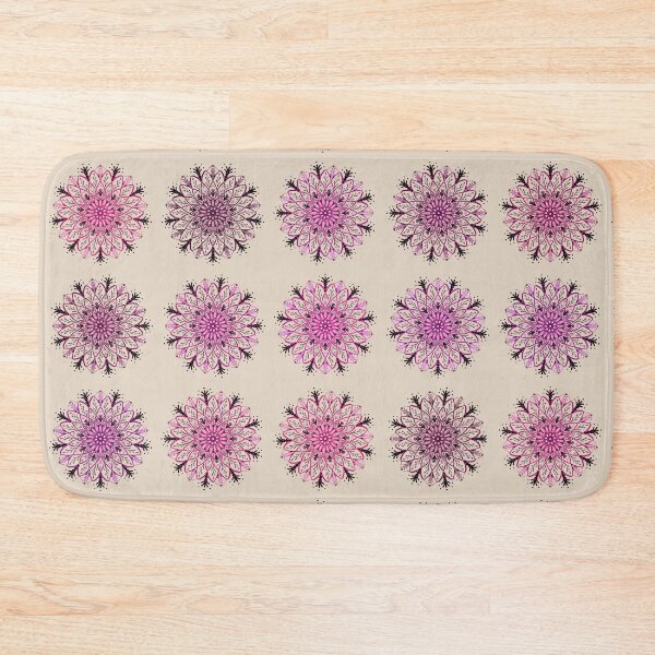 Item preview, Mandala Rustic -In line / Beige - reds designed and sold by Studio Variatio.