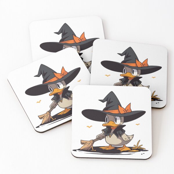 Item preview, Charming Witch Duck with Broomstick designed and sold by Spicex2.