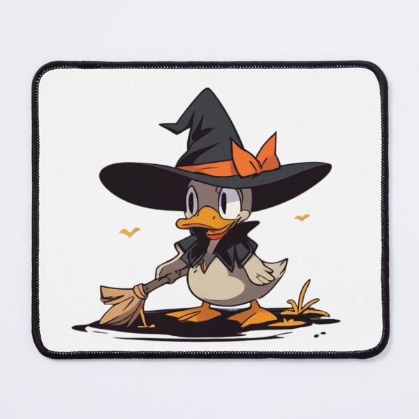 Item preview, Charming Witch Duck with Broomstick designed and sold by Spicex2.