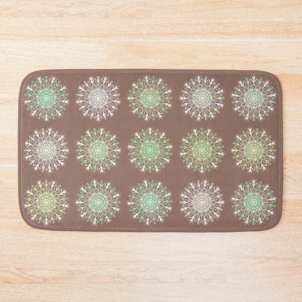 Item preview, Mandala Rustic -In line / Brown -greens designed and sold by Studio Variatio.