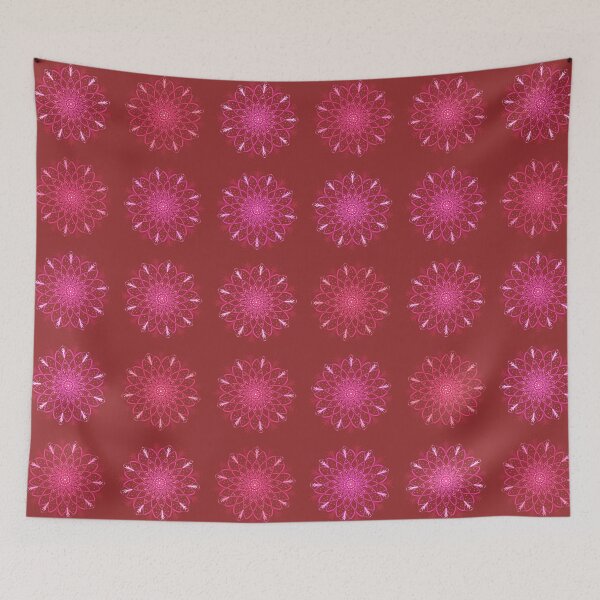 Item preview, Mandala Rustic -In line / Reds designed and sold by Studio Variatio.
