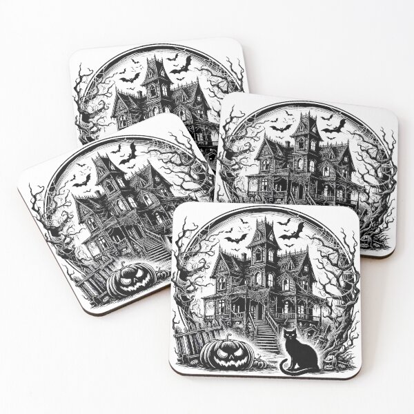 Item preview, Halloween House with Creepy Details designed and sold by Thai Vibe Studio.