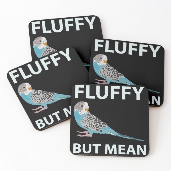 Item preview, Fluffy Budgie Mean Budgies Budgerigar Parakeet Pet Bird designed and sold by TheAplus.
