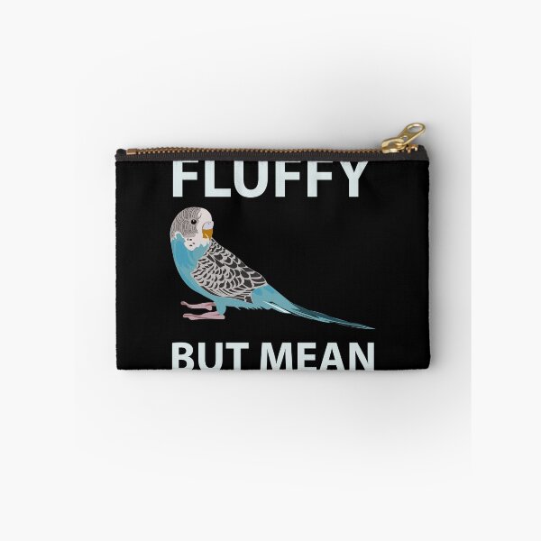 Item preview, Fluffy Budgie Mean Budgies Budgerigar Parakeet Pet Bird designed and sold by TheAplus.