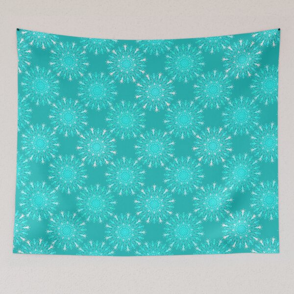 Item preview, Mandala Rustic -In angle / Sea greens designed and sold by Studio Variatio.