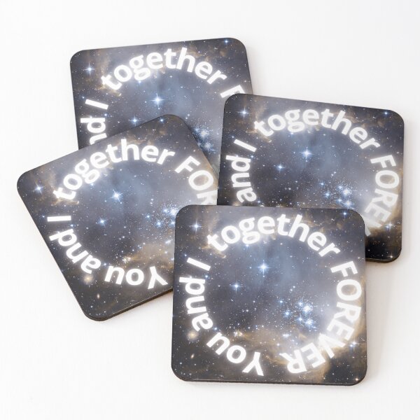 Item preview, You and I together Forever romantic love quote designed and sold by DaminiSargam.