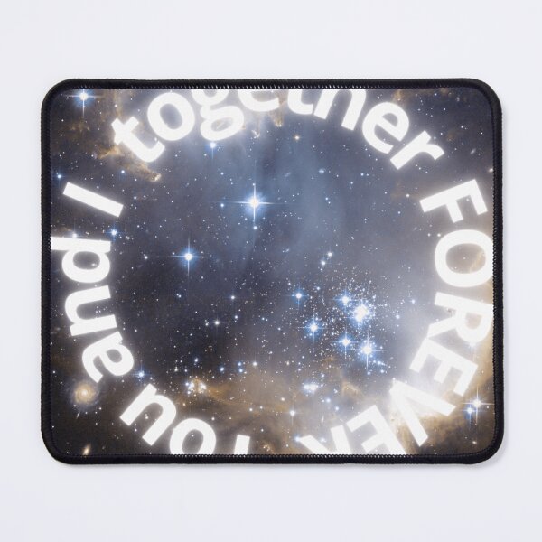 Item preview, You and I together Forever romantic love quote designed and sold by DaminiSargam.