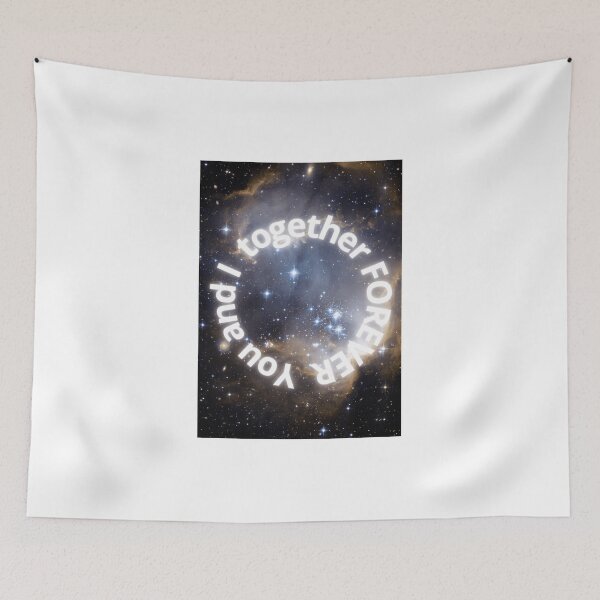 Item preview, You and I together Forever romantic love quote designed and sold by DaminiSargam.