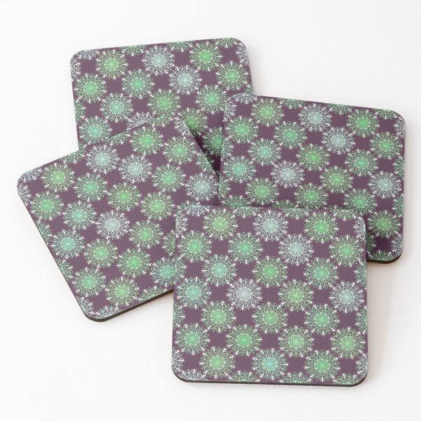 Item preview, Mandala Rustic -In angle / Purple - greens designed and sold by Studio Variatio.