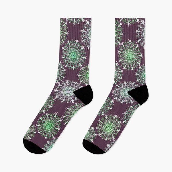 Item preview, Mandala Rustic -In angle / Purple - greens designed and sold by Studio Variatio.