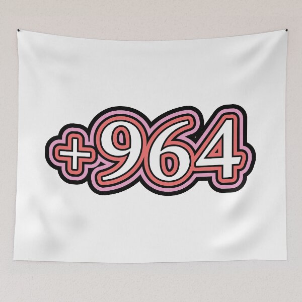 Item preview, Iraq, Iraqi,  +964 Iraq Country Code, العراق  in White designed and sold by ZamZamDesign.
