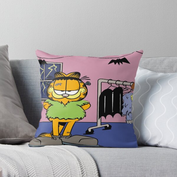 Item preview, Cartoon Cat in Frankenstein Costume in Halloween Setting designed and sold by shafinaelvira.