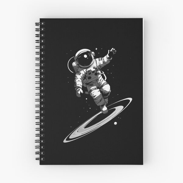 Artikelvorschau, Sprung ins All: Astronaut-s/w entworfen und verkauft von Vibrantstroke.