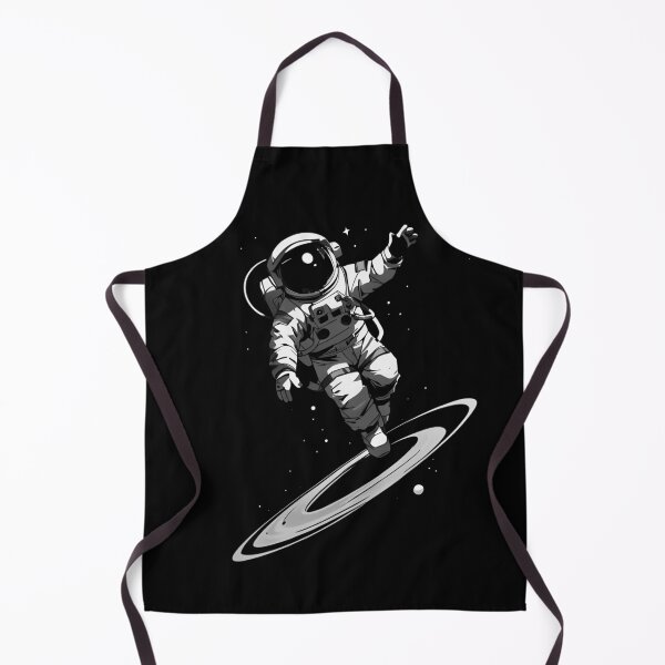 Item preview, Leap into Space: Astronaut-b&W designed and sold by Vibrantstroke.