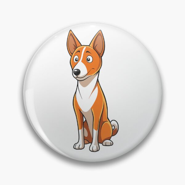 Item preview, Curious Basenji Tilting Head Listening Intently designed and sold by iwcus.