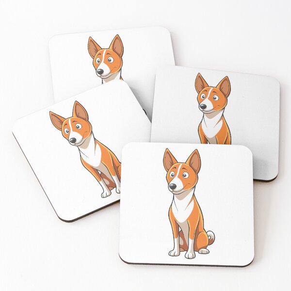 Item preview, Curious Basenji Tilting Head Listening Intently designed and sold by iwcus.