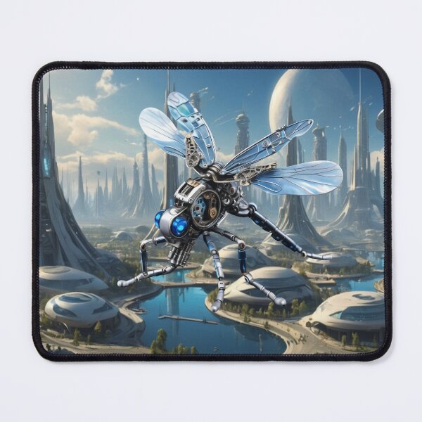 Item preview, A hyper-realistic extremely detailed robot dragonfly designed and sold by AleksKos.