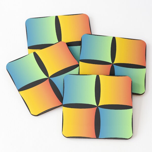 Item preview, A pattern of blue and yellow gradient squares designed and sold by ZorianArt.
