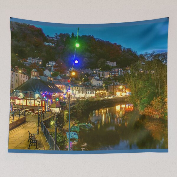 Item preview, Matlock Bath at Night designed and sold by Alisonchambers2.