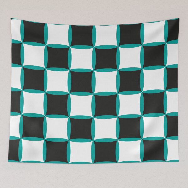Item preview, Pattern of concave black and white squares on the background designed and sold by ZorianArt.