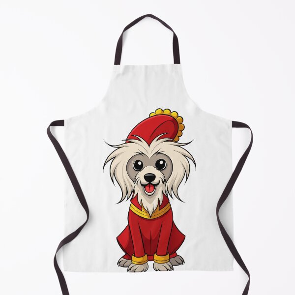 Item preview, Quirky Chinese Crested in Playful Attire designed and sold by iwcus.