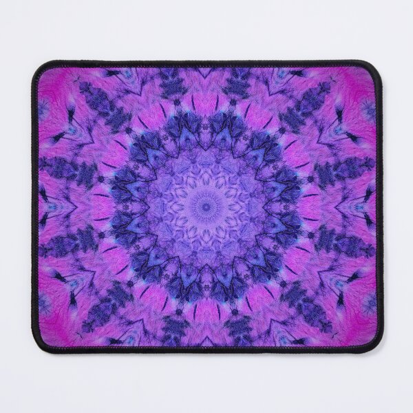Item preview, Vibrant Tie-Dye Mandala in Shades of Violet and Magenta designed and sold by Negin Mf Designs.