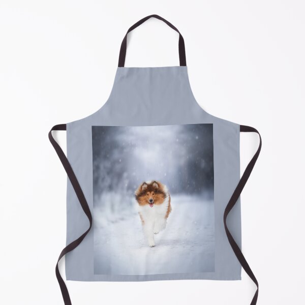 Item preview, Graceful Rough Collie in Winter Snow designed and sold by MrGreenDragon.