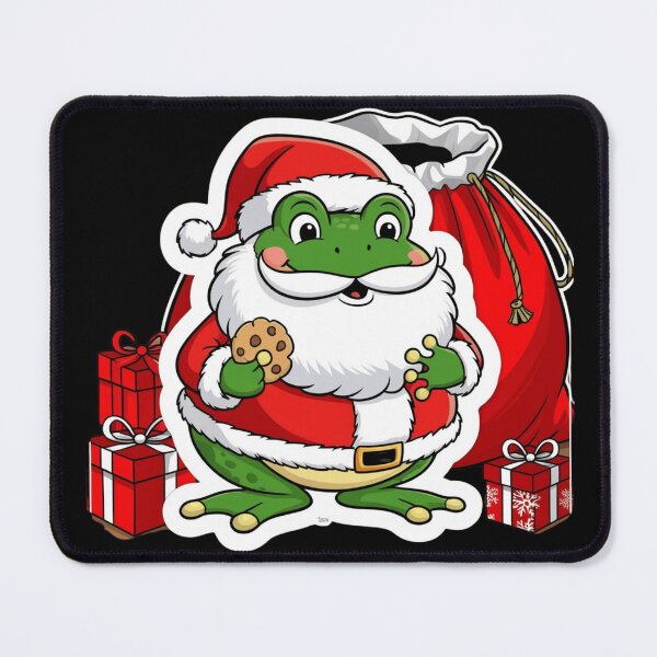 Item preview, Santa Frog - Festive Christmas Frog Design designed and sold by haitrieuic96.