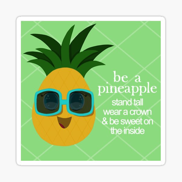 Kawaii Pineapple Sticker