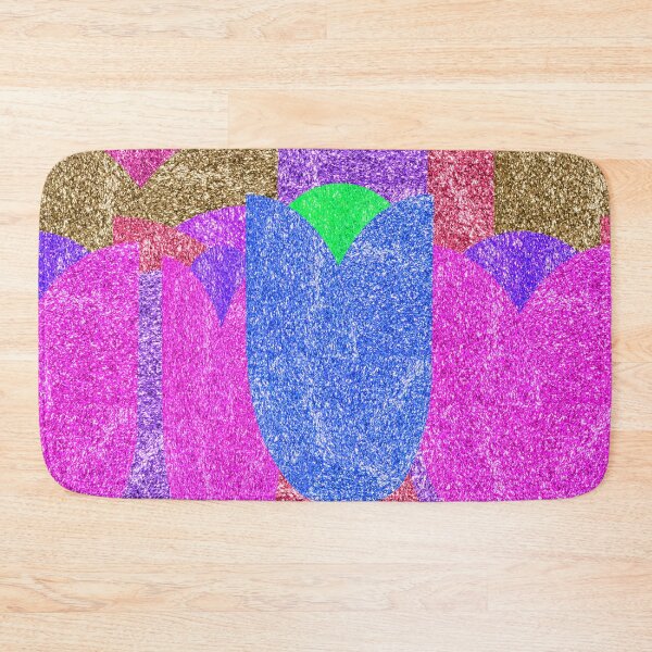 Item preview, Hand Drawn Glitter Tulips / Tulip Garden / Glitter Flower Garden designed and sold by Victoria Rose.