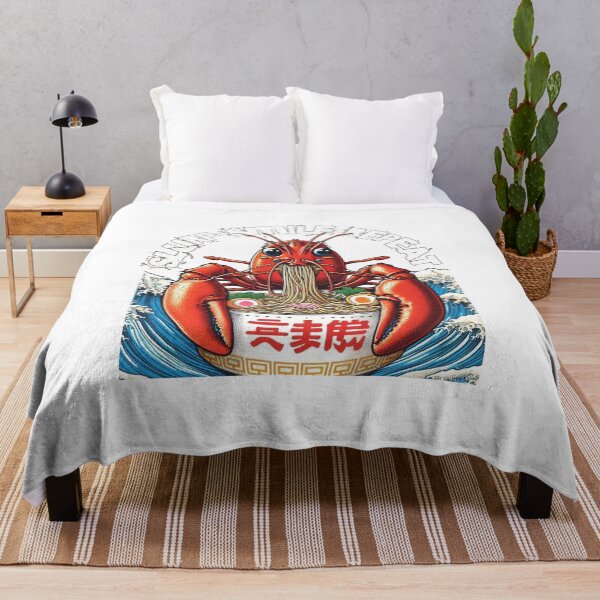 Item preview, Lobster Meets The Great Ramen: Slurp, Smile, Repeat on a Classic T-Shirt designed and sold by inkfluenceart.