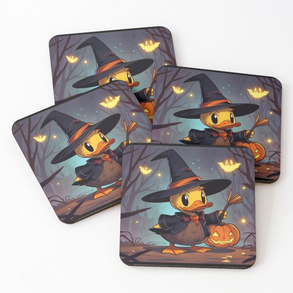 Item preview, Spooky Halloween Witch Duck with Pumpkin designed and sold by Spicex2.