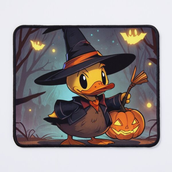 Item preview, Spooky Halloween Witch Duck with Pumpkin designed and sold by Spicex2.