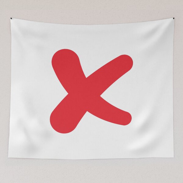 Item preview, No, wrong, ban sign, red cross. designed and sold by CHERRY--SHOP.