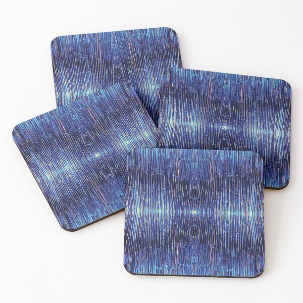 Item preview, Dark Blue Abstract Bamboo Pattern designed and sold by StudioViArt.