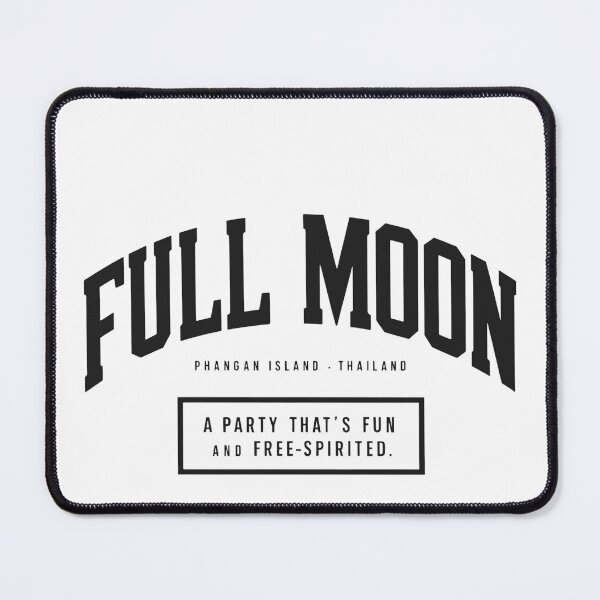 Item preview, Full Moon Party_Black- Phangan Island Thailand designed and sold by KennerTH.