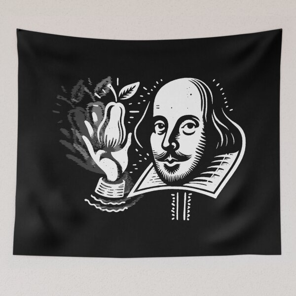Item preview, william shakes a pear designed and sold by PAINTMONKEYS.