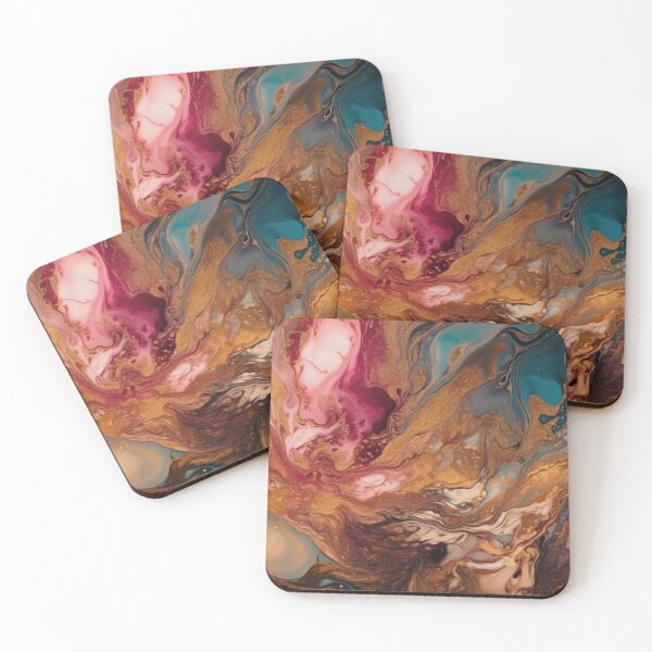 Item preview, Fluid vibrant abstract painting 3b designed and sold by TheArtistOf2022.