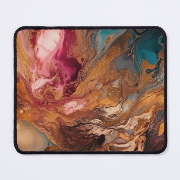 Item preview, Fluid vibrant abstract painting 3b designed and sold by TheArtistOf2022.