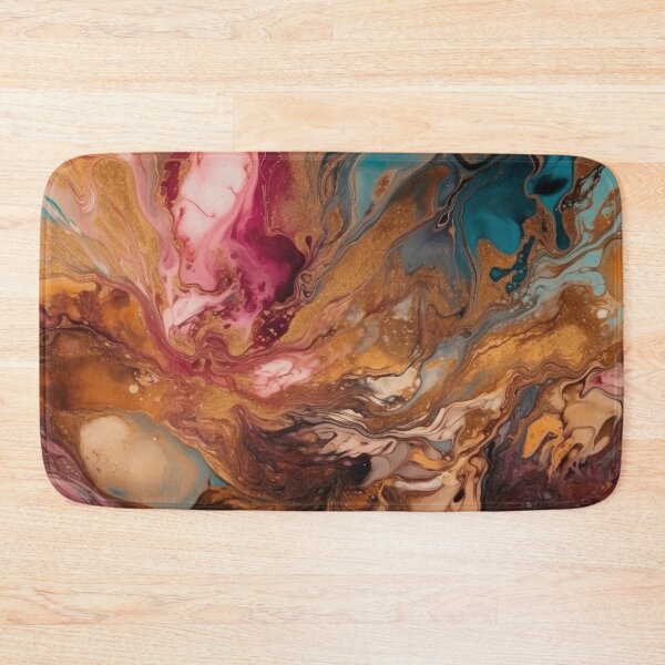 Item preview, Fluid vibrant abstract painting 3b designed and sold by TheArtistOf2022.