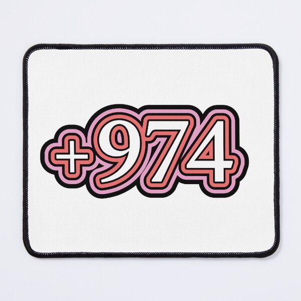 Item preview, Qatar, Qatari,  +974 Qatar Country Code, قطر  in White designed and sold by ZamZamDesign.