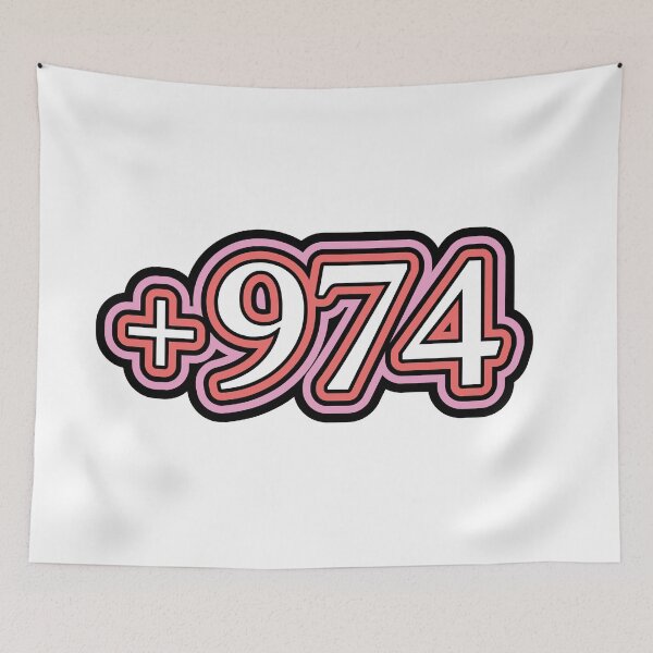 Item preview, Qatar, Qatari,  +974 Qatar Country Code, قطر  in White designed and sold by ZamZamDesign.