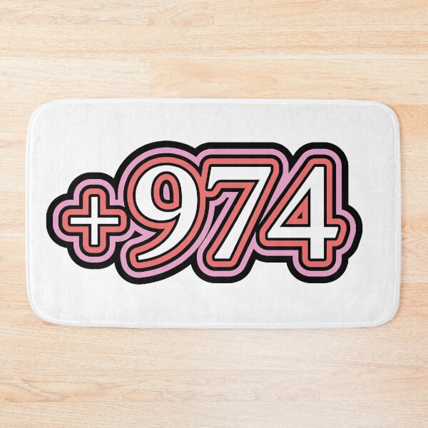 Item preview, Qatar, Qatari,  +974 Qatar Country Code, قطر  in White designed and sold by ZamZamDesign.