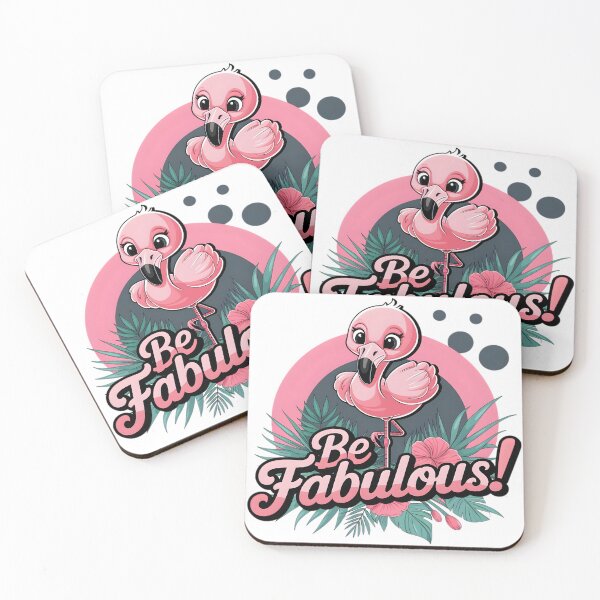 Item preview, Printable Be Fabulous Flamingo for Apparel & Gifts designed and sold by Christomized.