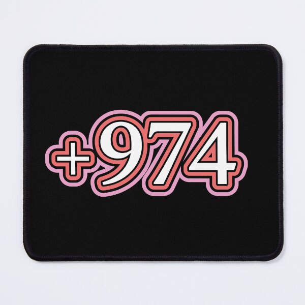 Item preview, Qatar, Qatari,  +974 Qatar Country Code, قطر  in Black designed and sold by ZamZamDesign.